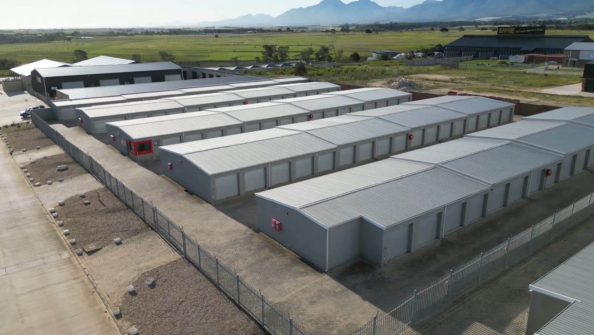Lock-up garages at N2 Storage George